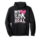 Proud Field Hockey Goalkeeper Mom Hoodie - Minimalist Print for Adults