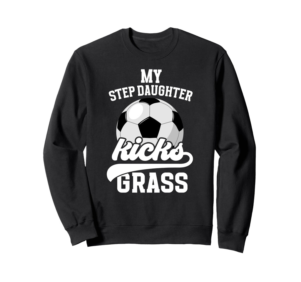 Proud Soccer Step Mom Soccer Player Sweatshirt - Streetwear Style Unisex
