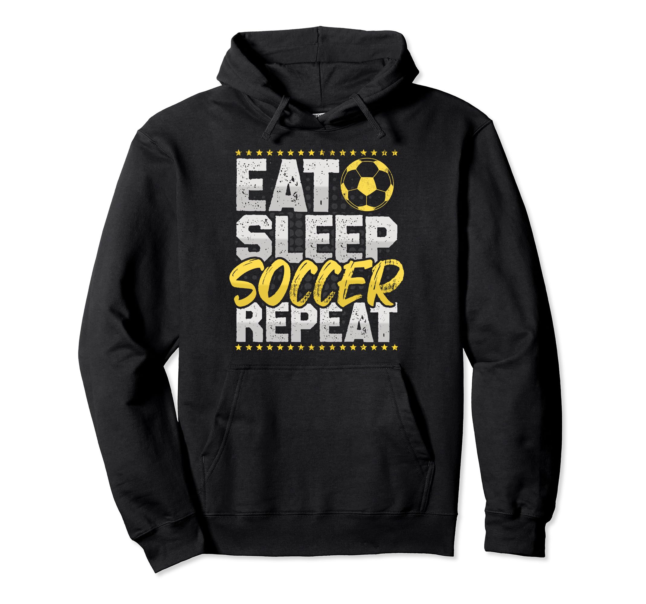 Soccer Repeat Soccer Player Soccer Hoodie - Streetwear Style for Adults