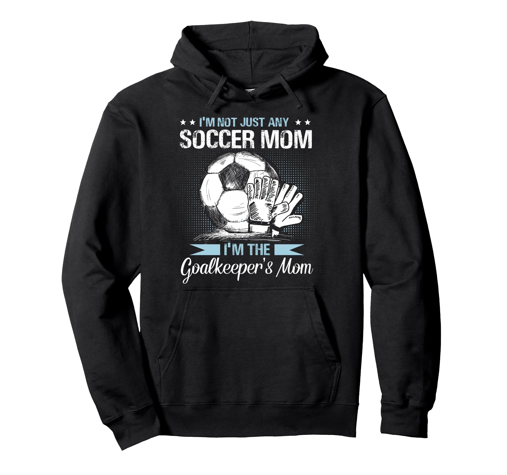 Goalkeeper Mom Soccer Goalie Mama Mothers Hoodie - Minimalist Print Unisex