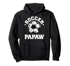 Soccer Papaw Soccer Ball Distressed Hoodie - Streetwear Style Men Women
