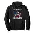 Lacrosse Goalie Lax Goalkeeper Hoodie - Novelty Apparel Unisex