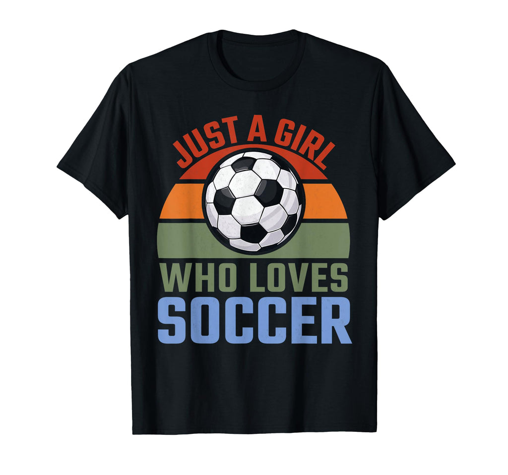 Just Who Loves Soccer Soccer Player T-Shirt - Streetwear Style for Adults