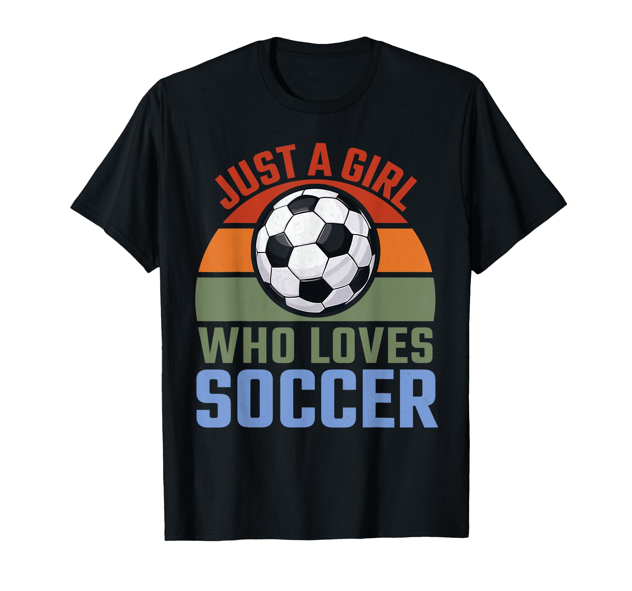 Just Who Loves Soccer Soccer Player T-Shirt - Streetwear Style for Adults