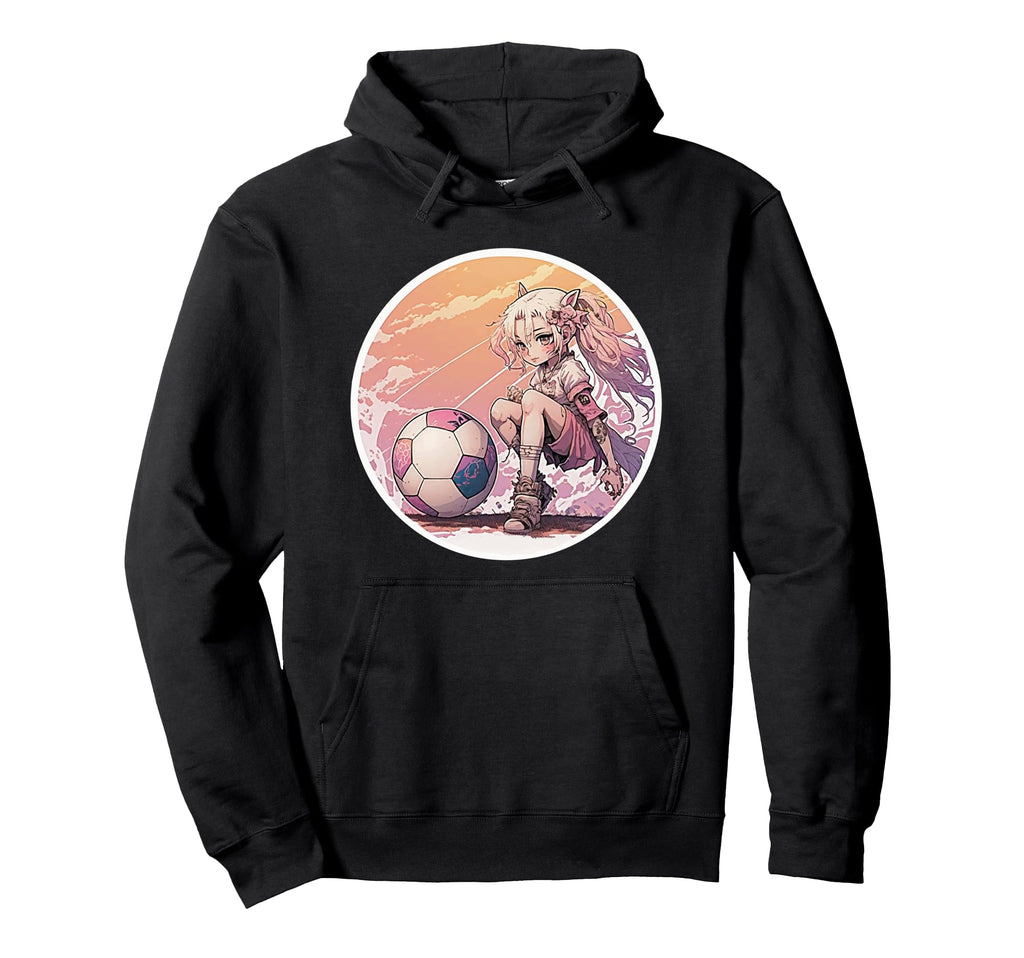 Soccer Anime Manga Soccer Outfit Hoodie - Minimalist Print Unisex