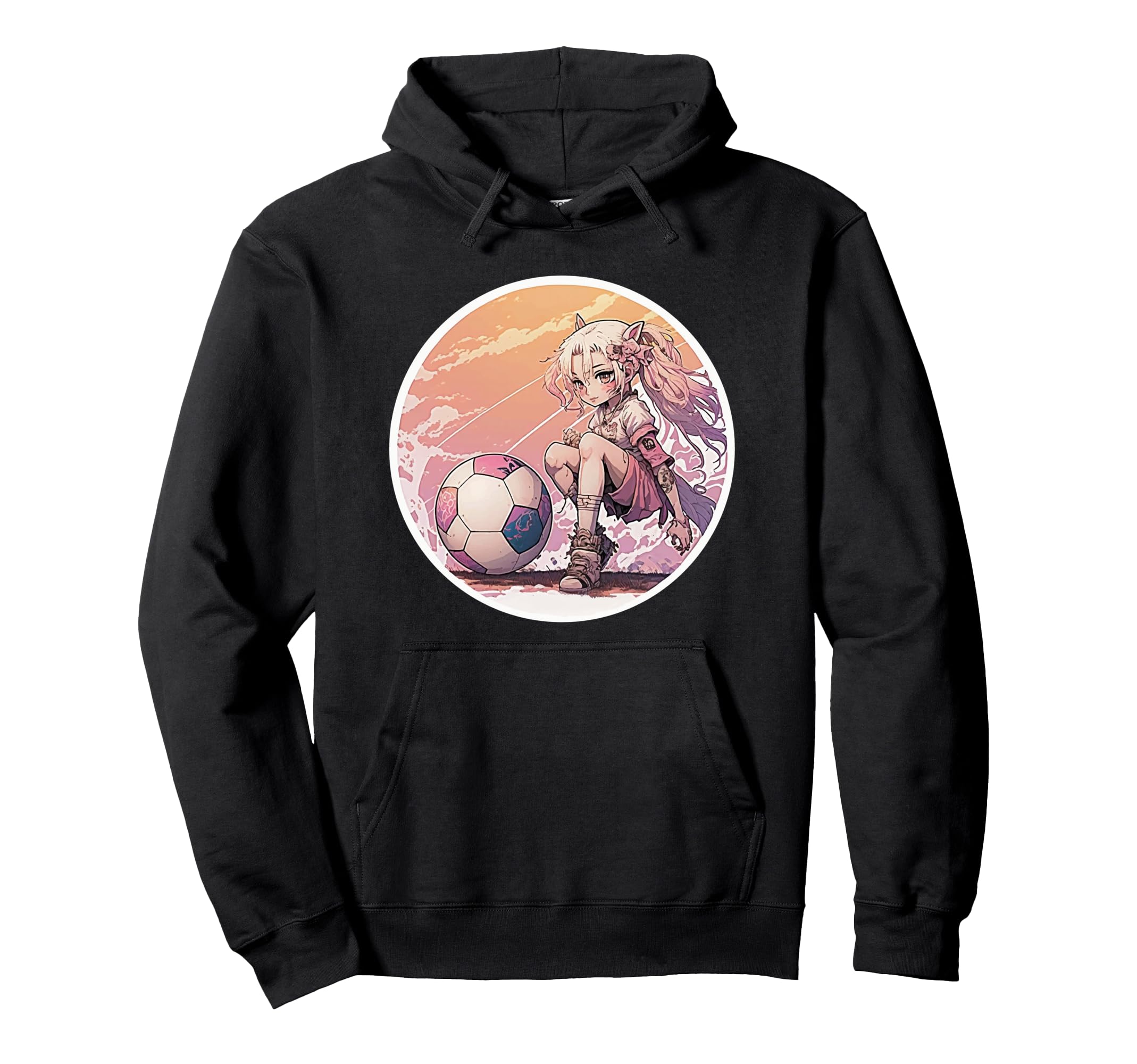 Soccer Anime Manga Soccer Outfit Hoodie - Minimalist Print Unisex