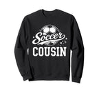 Soccer Cousin Soccer Ball Sweatshirt - Streetwear Style Unisex