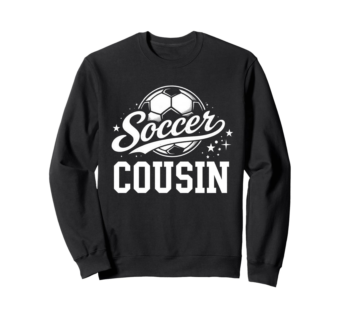 Soccer Cousin Soccer Ball Sweatshirt - Streetwear Style for Adults