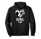 Life Heart Funny Soccer Hockey Hoodie - Aesthetic Graphic for Adults