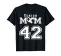 Proud Senior Soccer Mom Custom T-Shirt - Minimalist Print for Adults