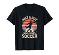 Just Who Loves Soccer Soccer Player T-Shirt - Custom Art Print Men Women