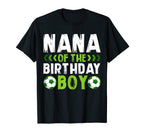 Nana Birthday Soccer Player Matching T-Shirt - Graphic Print for Adults