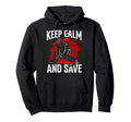 Ice Hockey Goalie Goalkeeper Keep Hoodie - Aesthetic Graphic Men Women