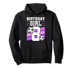 8 Years Old 8Th Birthday Gift Bday Soccer Hoodie - Graphic Print Men Women