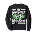 My Princess Kicks Grass And Is Sweatshirt - Unique Graphic for Adults