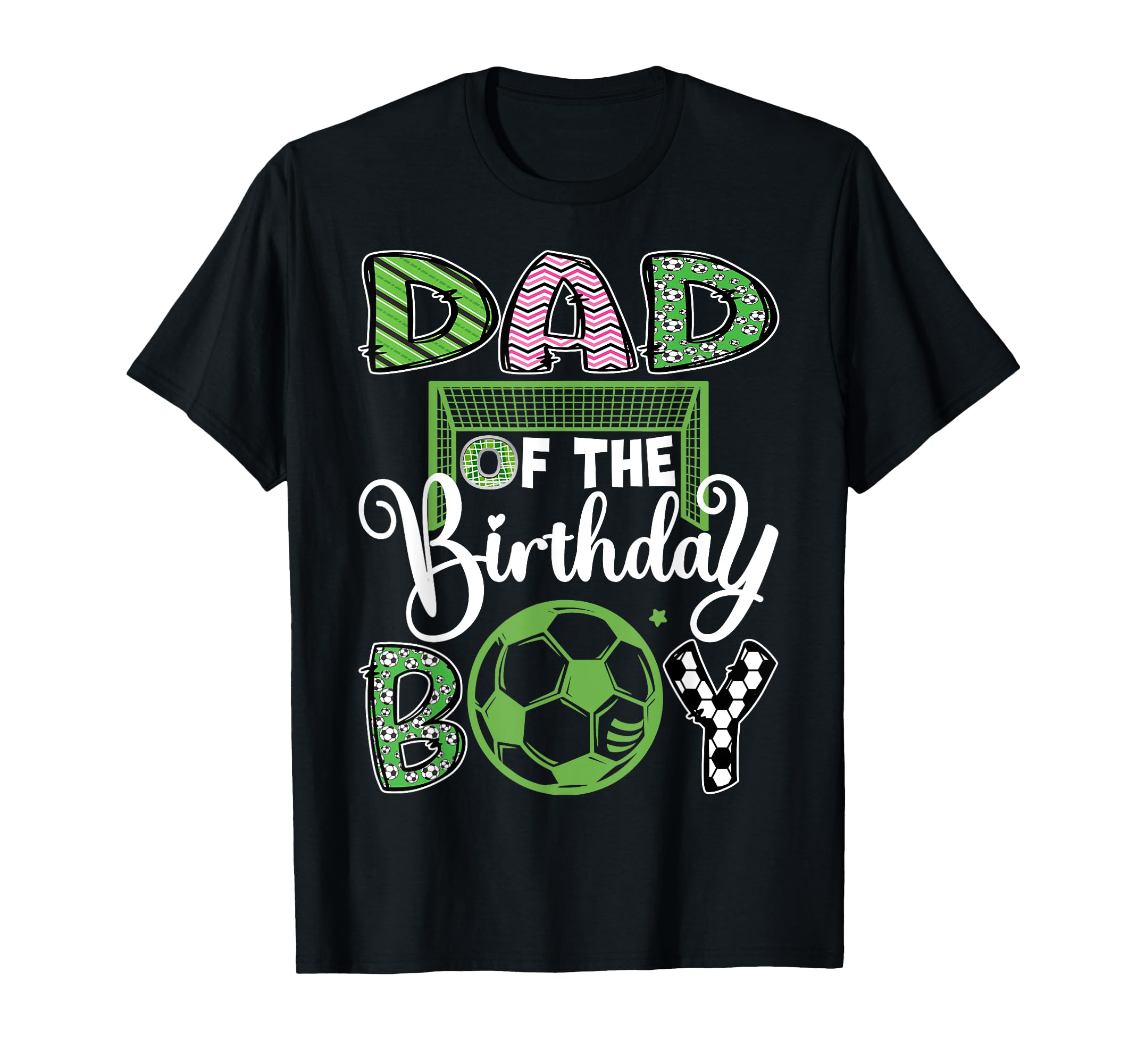 Dad Birthday Soccer Player Birthday T-Shirt - Trendy Graphic for Adults