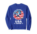 American Flag Soccer Team Soccer Sweatshirt - Novelty Apparel for Adults