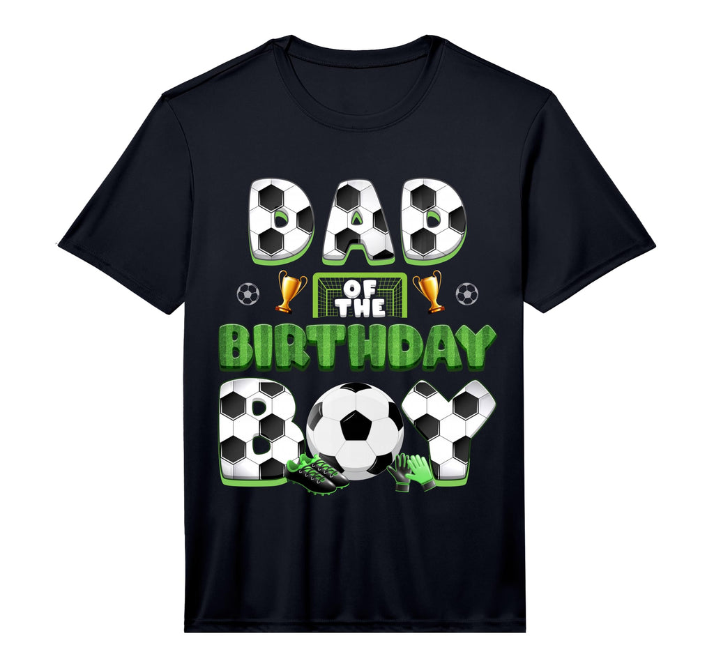 Dad And Mom Birthday Soccer Group Family T-Shirt - Trendy Graphic Unisex