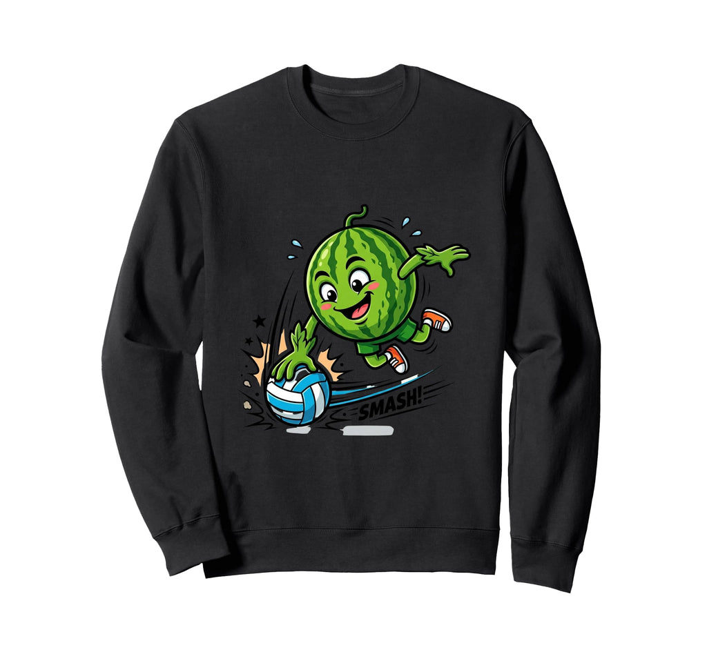 Watermelon Soccer Player Number 7 Sweatshirt - Trendy Graphic Men Women