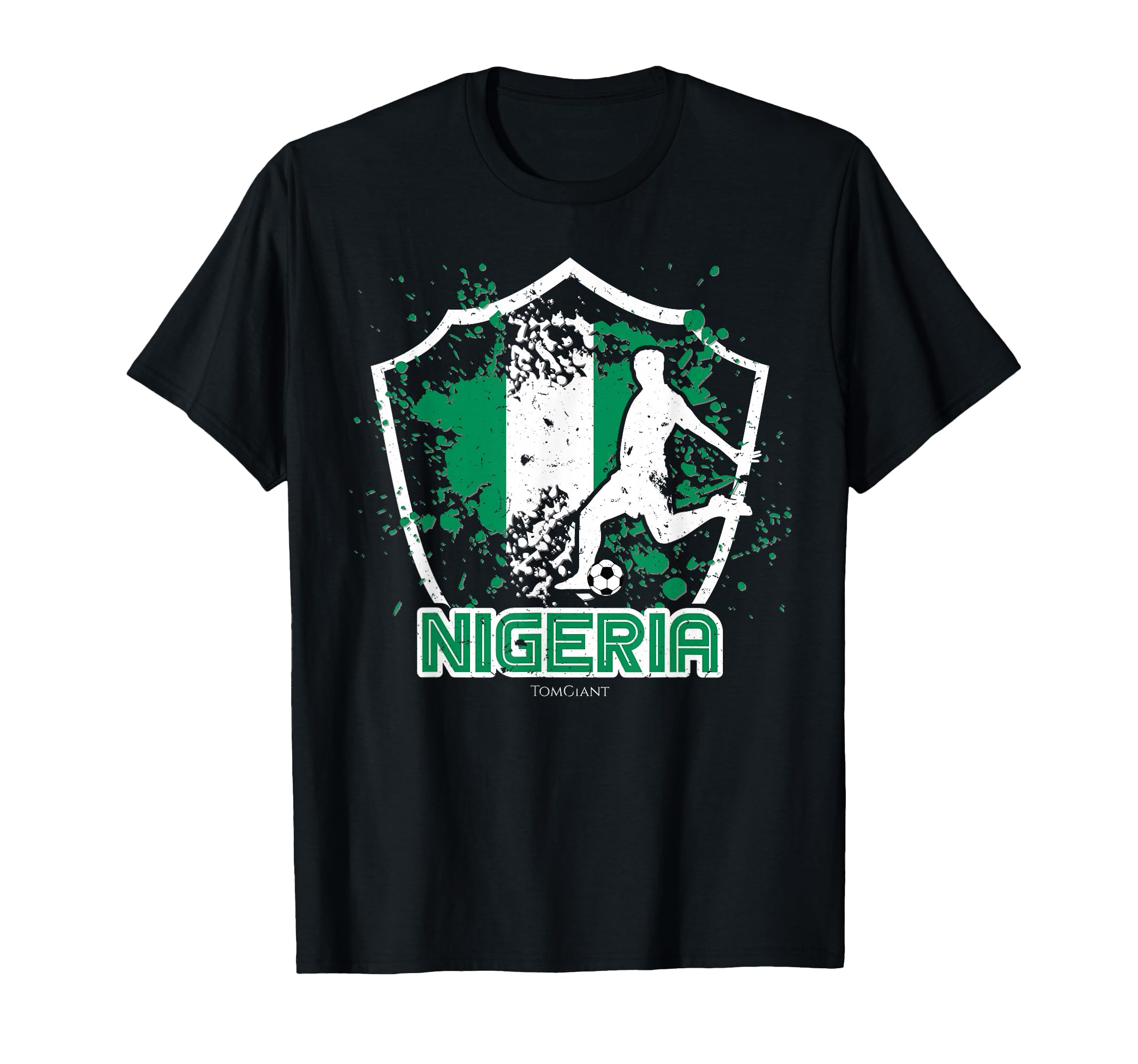 Soccer Football Nigeria Nigerian T-Shirt - Casual Everyday Wear Men Women