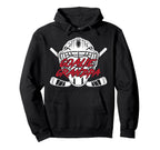 Ice Hockey Goalie Grandpa Hockey Hoodie - Minimalist Print for Adults