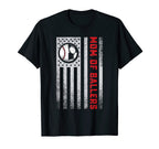 American Flag Mom Soccer Daughter Son T-Shirt - Graphic Print Men Women
