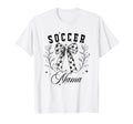 Soccer Mama Coquette Bow T-Shirt - Graphic Print Men Women