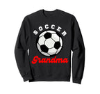 Funny Grandma Proud Soccer Lover Sweatshirt - Minimalist Print Men Women