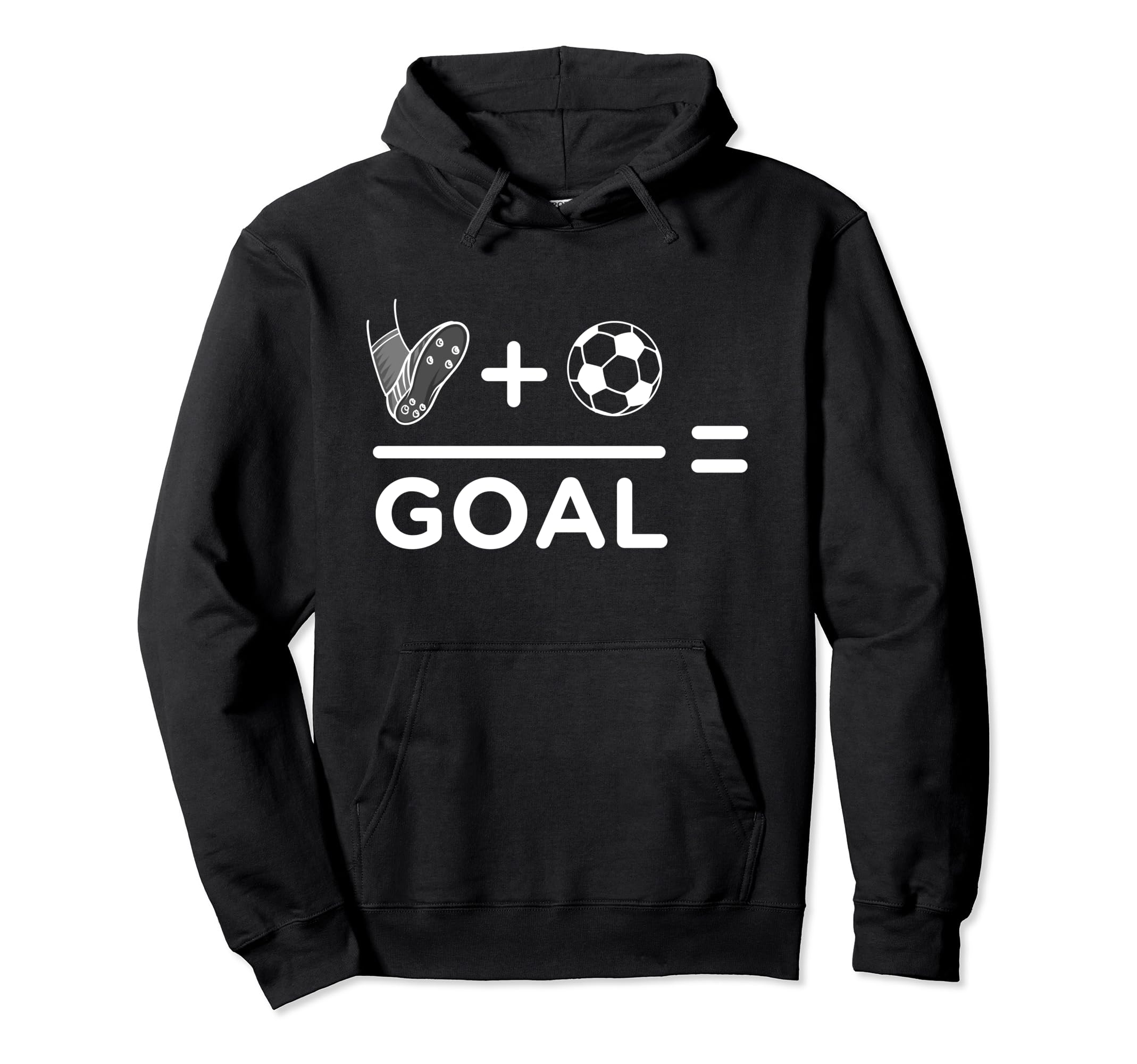 Funny Soccer Player Math Goal Lover Outfit Hoodie - Graphic Print Men Women