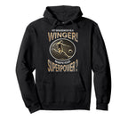 My Grandson Is Winger Whats Your Superpower Hoodie - Graphic Print Unisex