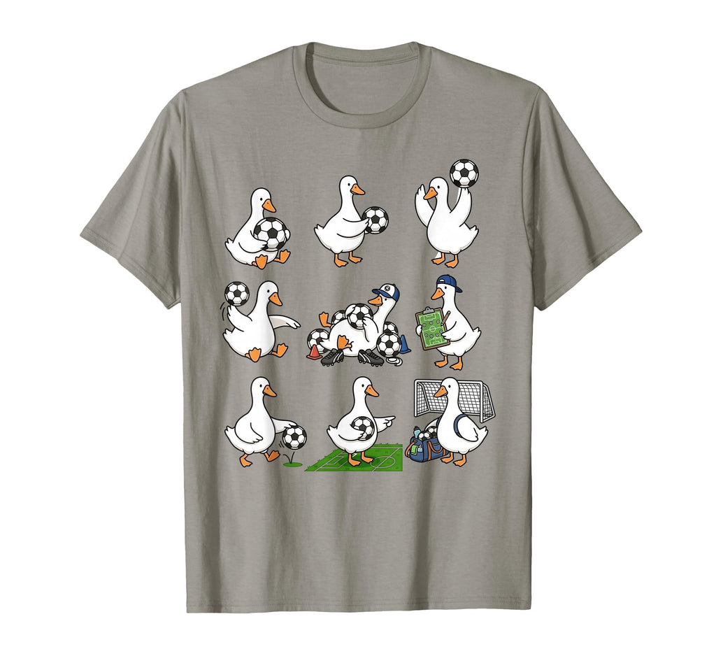 Funny Soccer Goose Soccer Player T-Shirt - Aesthetic Graphic for Adults