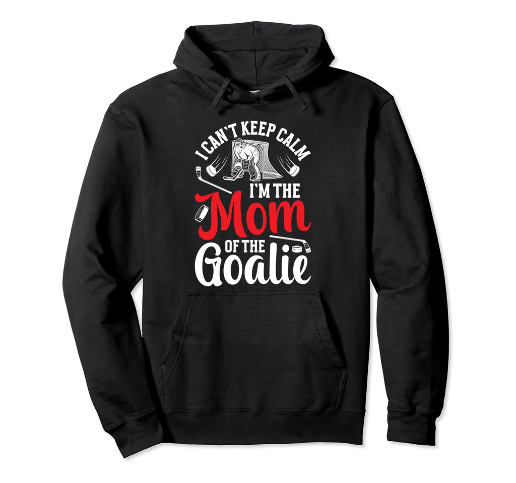 Im Hockey Goalkeeper Mom Hockey Hoodie - Minimalist Print for Adults