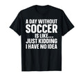 Soccer Soccer Lover Soccer Player T-Shirt - Minimalist Print for Adults