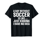Soccer Soccer Lover Soccer Player T-Shirt - Minimalist Print for Adults