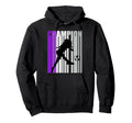 Lilac Soccer Soccer Football Hoodie - Streetwear Style for Adults