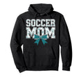 Soccer Mom Coquette Bow Mothers Day Hoodie - Trendy Graphic Men Women