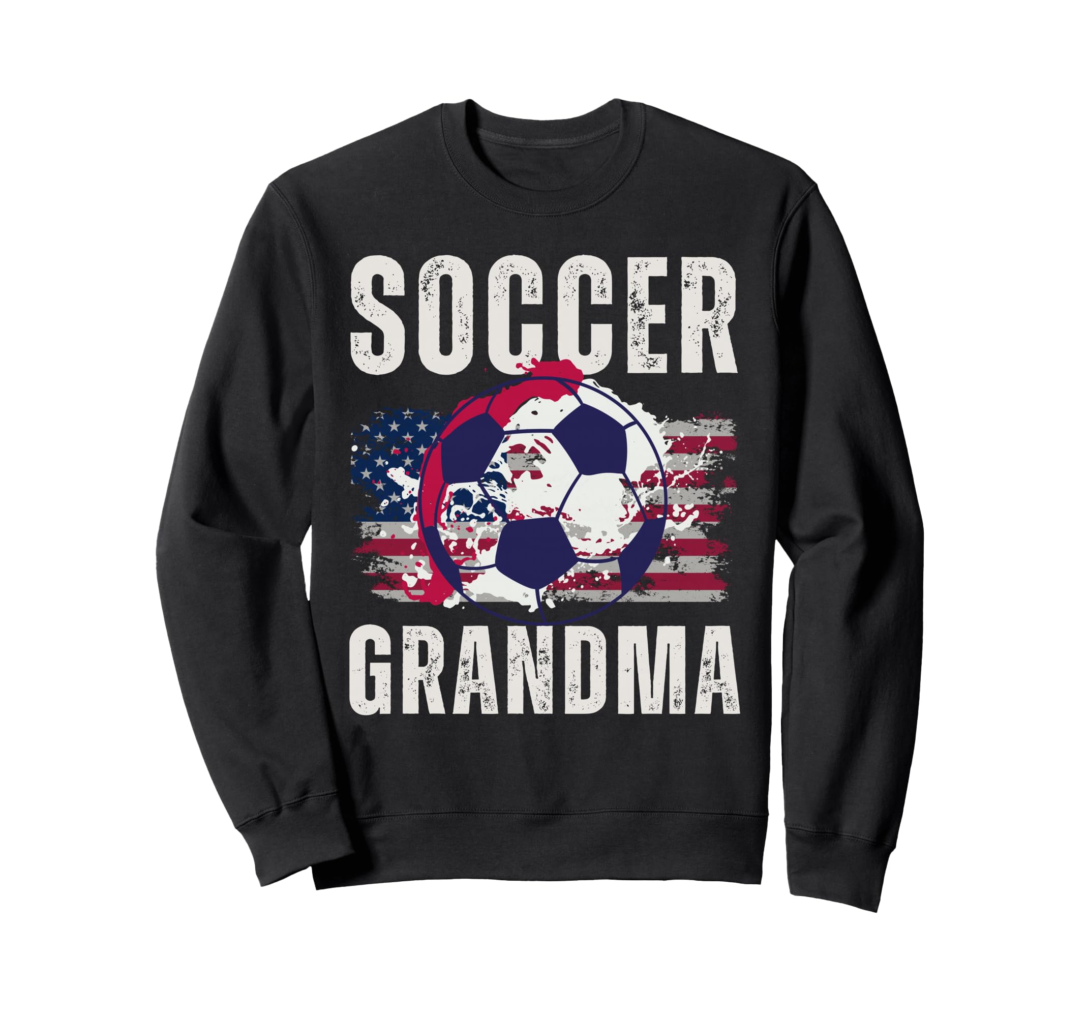 Funny Grandma Proud Soccer Sweatshirt - Casual Everyday Wear for Adults