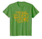 Green Gold Game Day Group High T-Shirt - Custom Art Print for Adults