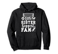 Little Sister Soccer Goalie Sister Hoodie - Minimalist Print Men Women