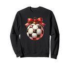 Soccer Ornament Soccer Mom Sweatshirt - Fun Novelty Design for Adults