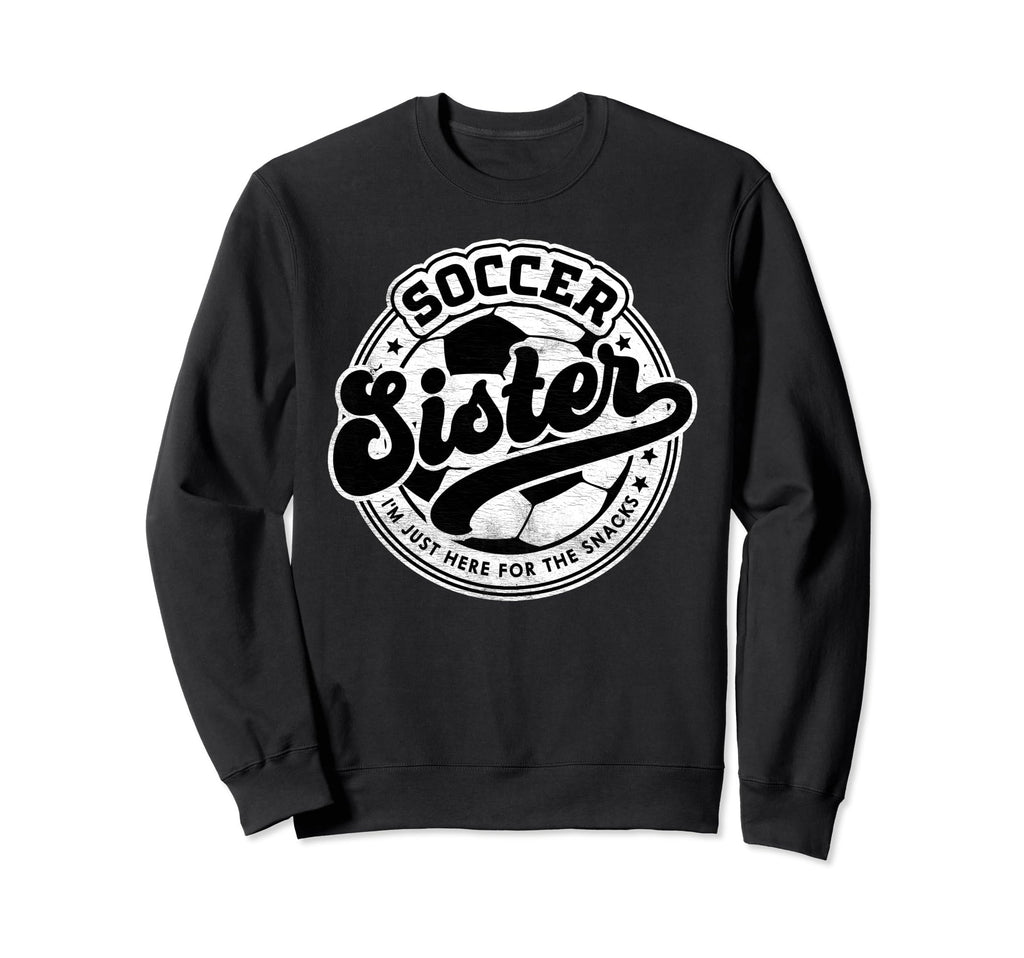 Soccer Sister Sis Family Matching Sweatshirt - Minimalist Print Unisex