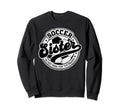 Soccer Sister Sis Family Matching Sweatshirt - Minimalist Print Unisex