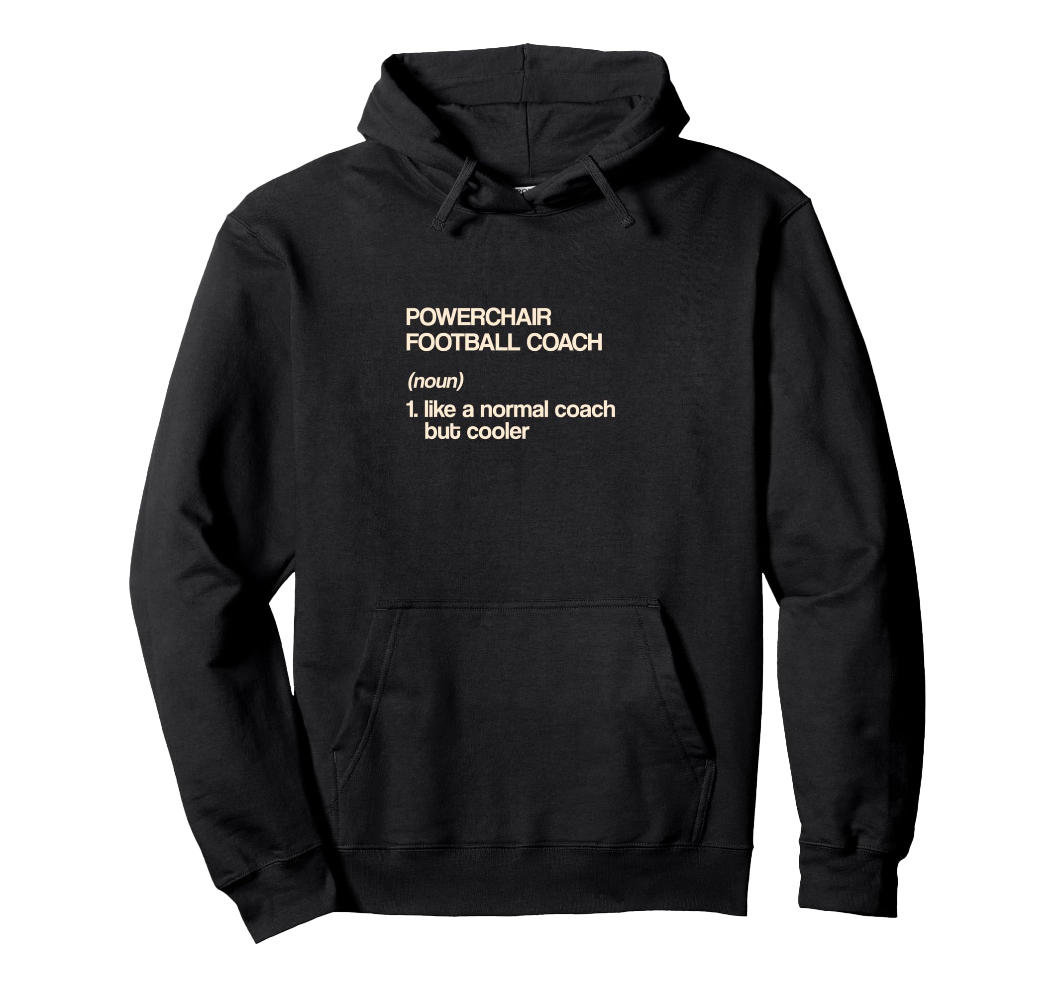 Powerchair Football Coach Hoodie - Casual Everyday Wear for Adults