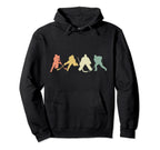 Ice Hockey Athlete Winter Sport Goalkeeper Hoodie - Minimalist Print Unisex