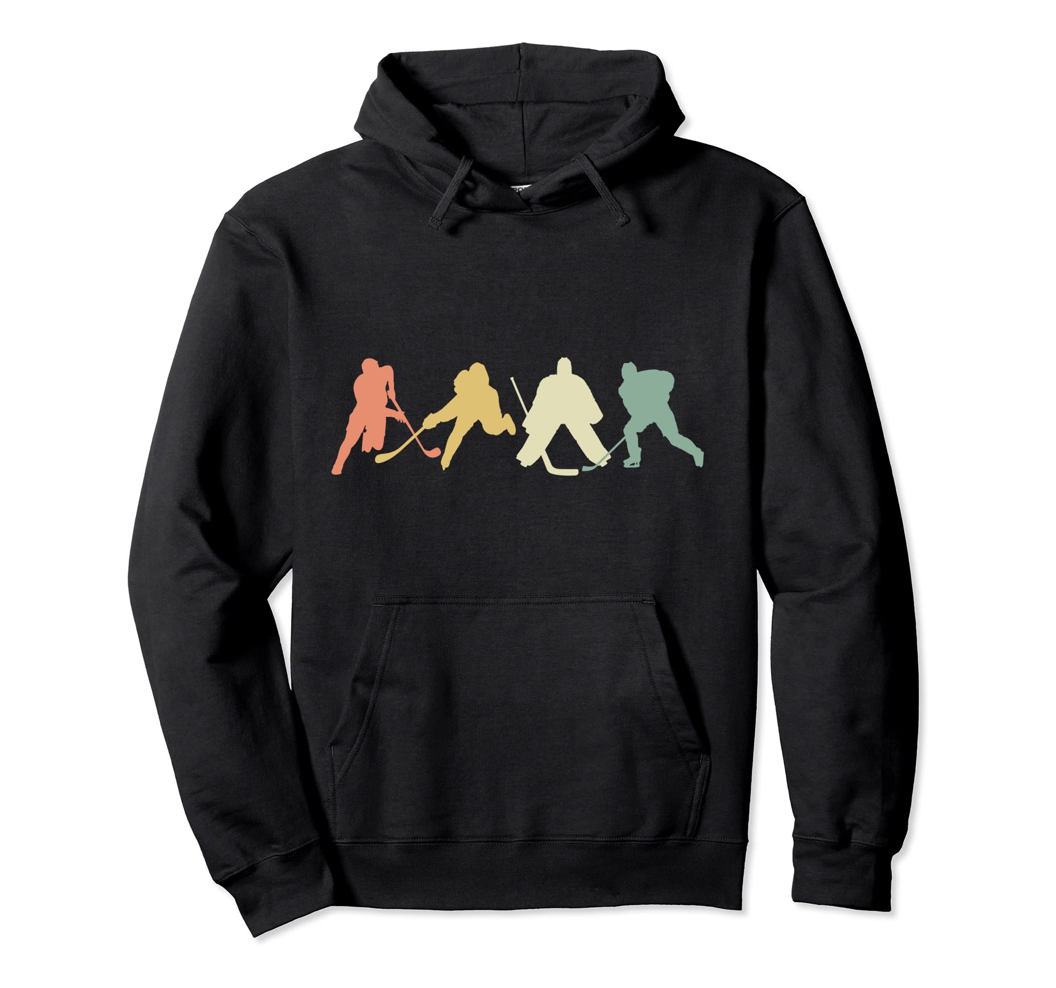 Ice Hockey Athlete Winter Sport Goalkeeper Hoodie - Minimalist Print Unisex