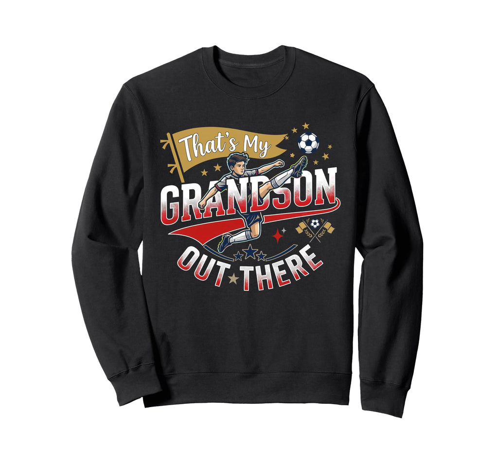 Proud Soccer Grandma Nana Grandson Sweatshirt - Aesthetic Graphic Unisex
