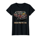 Soccer Practice Taxi 90S Tv Mom Vibes T-Shirt - Aesthetic Graphic Unisex