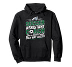 Soccer Assistant Coach Like Head Hoodie - Fun Novelty Design Men Women