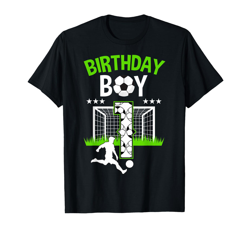 Birthday Soccer 1 Year Old Who Loves T-Shirt - Minimalist Print Men Women