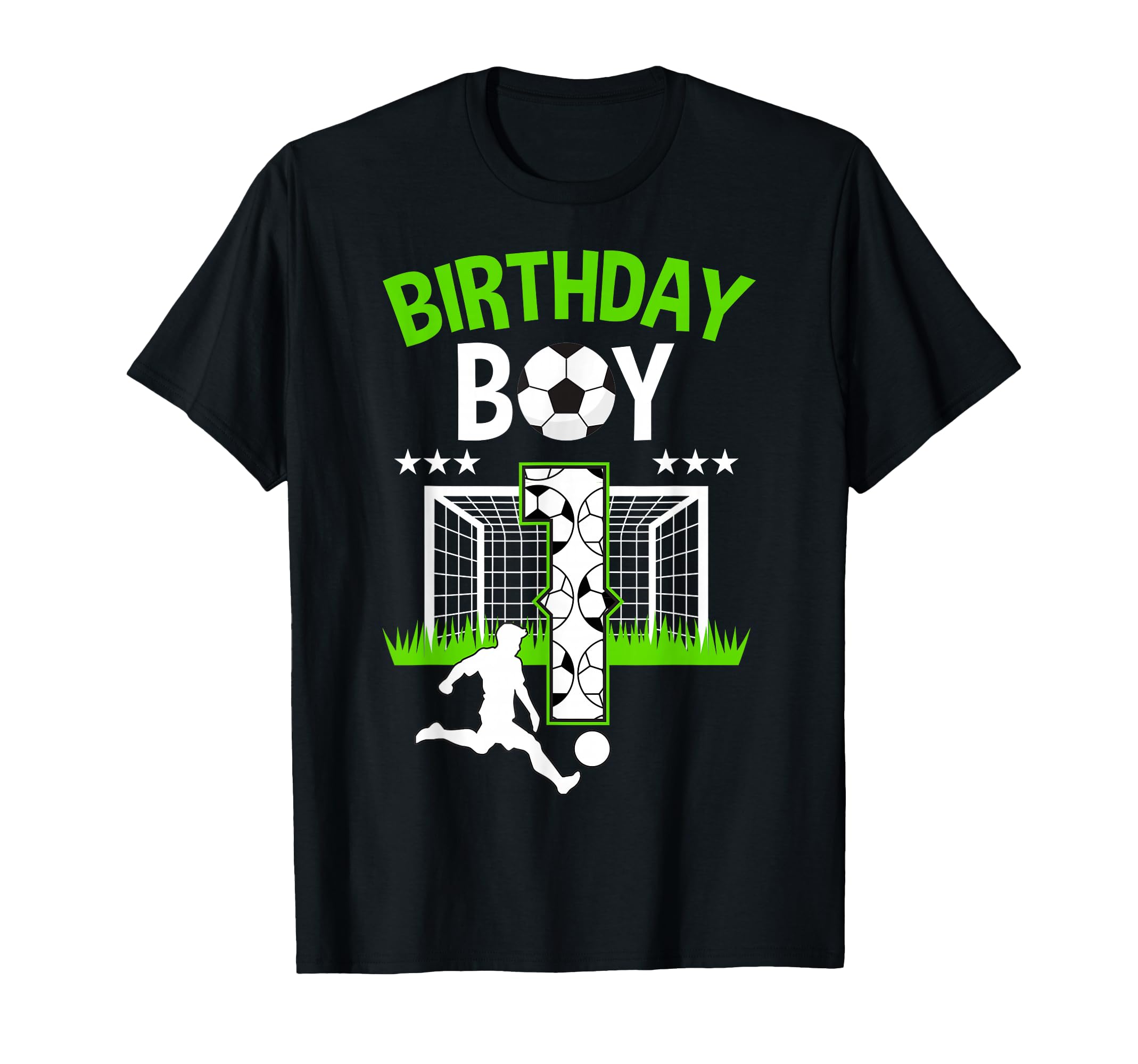 Birthday Soccer 1 Year Old Who Loves T-Shirt - Minimalist Print Men Women